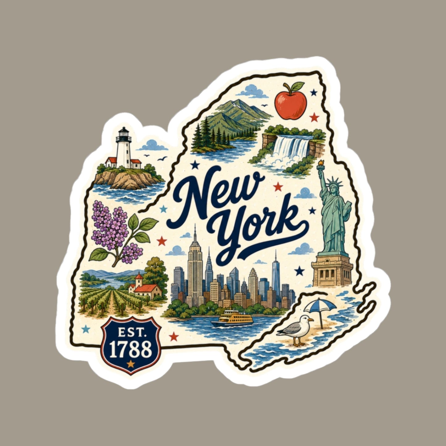 New York State Sticker