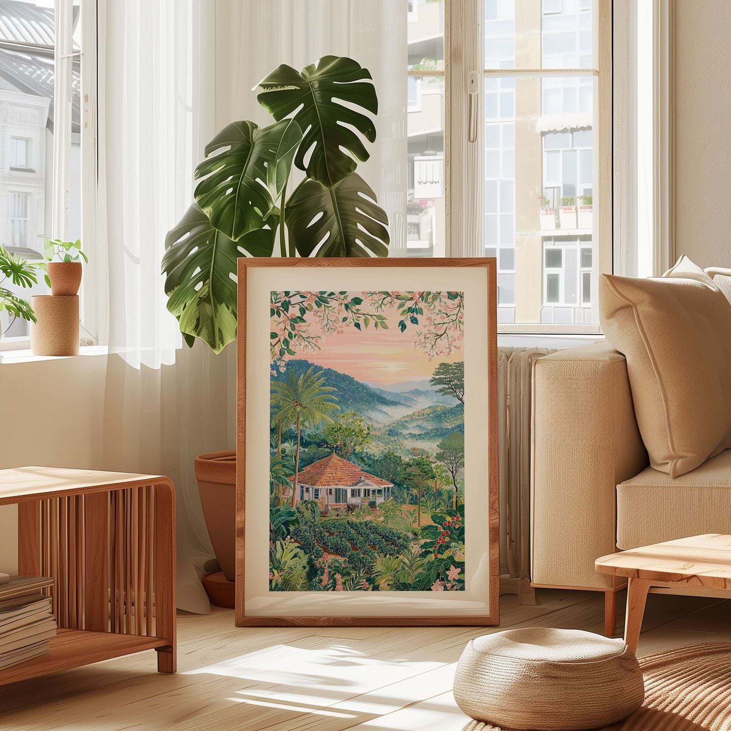 Coorg Coffee Plantation Poster — Kodagu (Western Ghats) Travel Wall Art