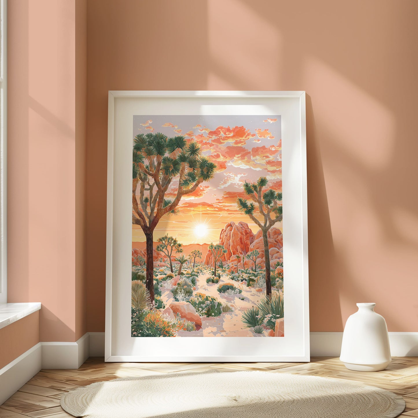 Joshua Tree National Park Poster — Vintage California Desert Travel Print