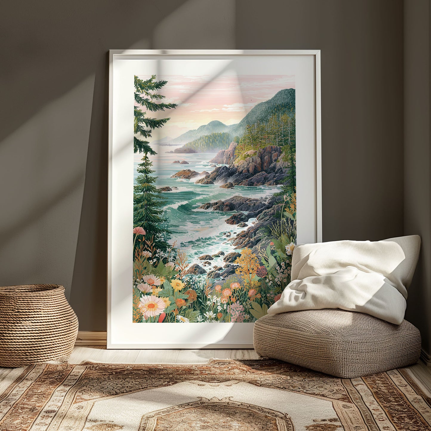 Tofino Coastal Poster — Vancouver Island / Pacific Northwest Ocean Landscape Print