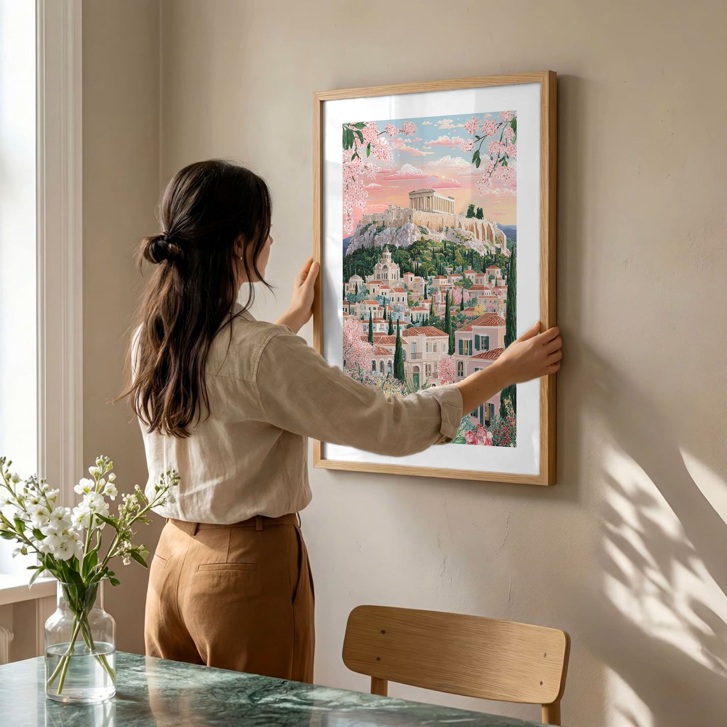 Acropolis Athens Greece Poster — Ancient Greece Travel Wall Art