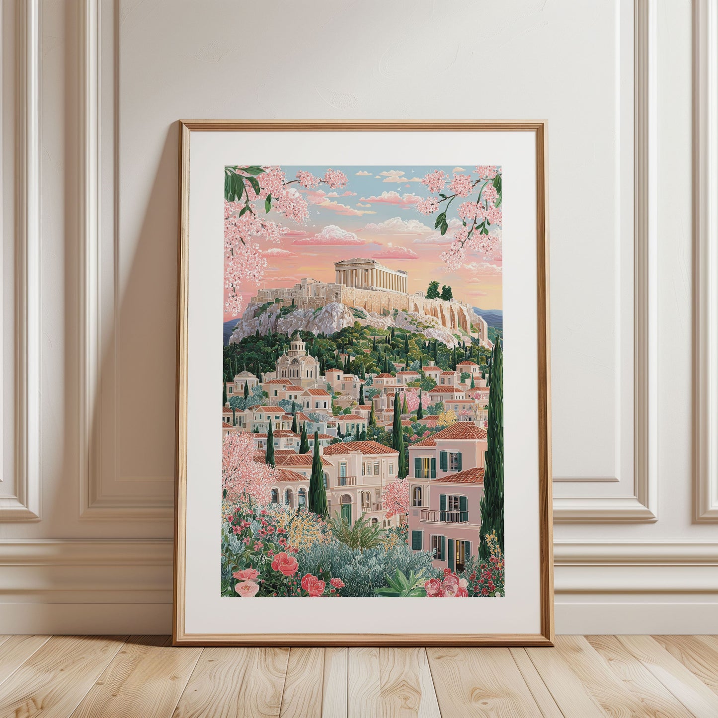 Acropolis Athens Greece Poster — Ancient Greece Travel Wall Art
