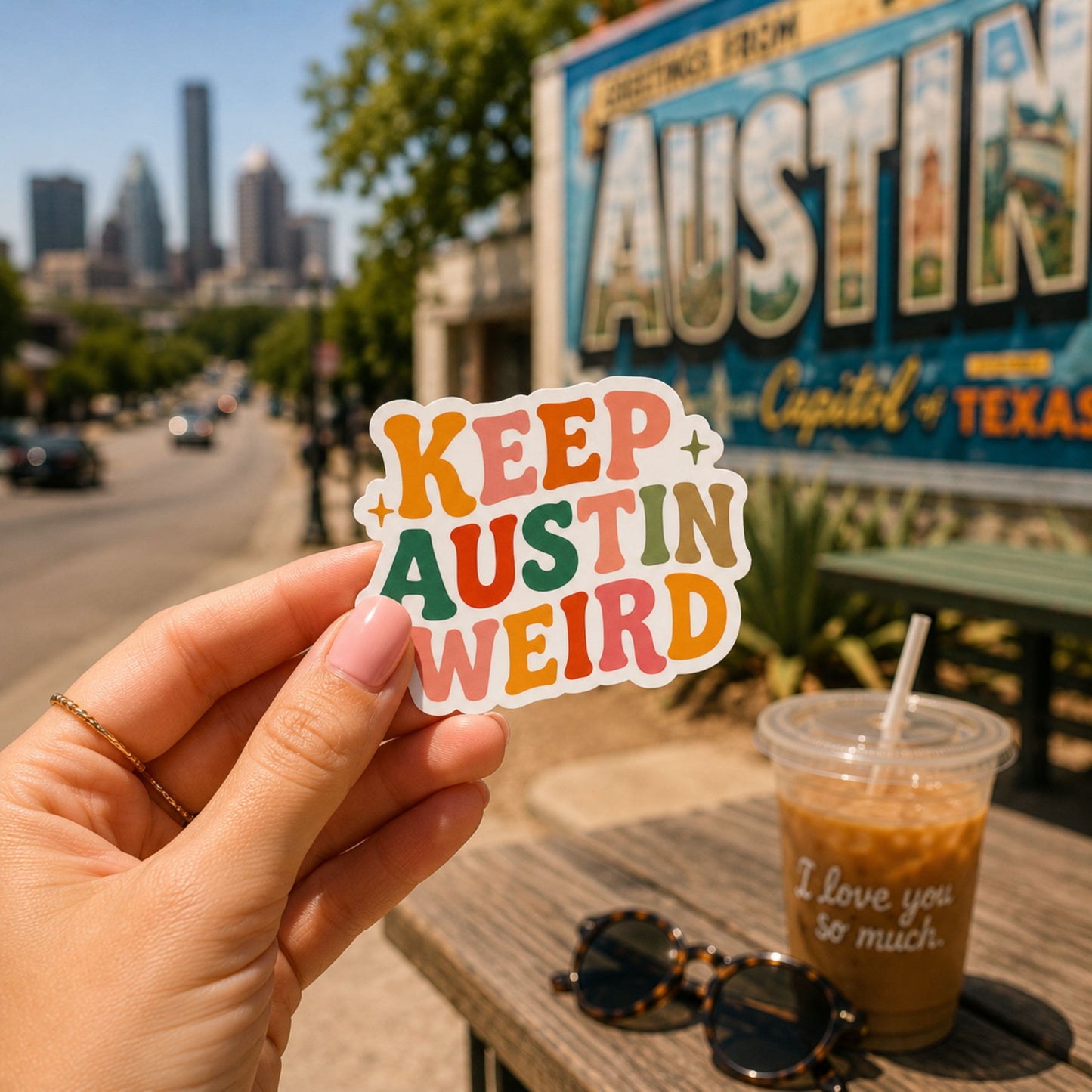 Keep Austin Weird Sticker - Austin Decal