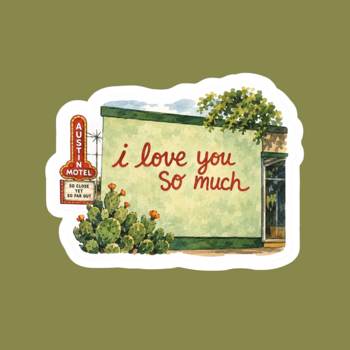I Love You So Much Austin Sticker - Austin Decal