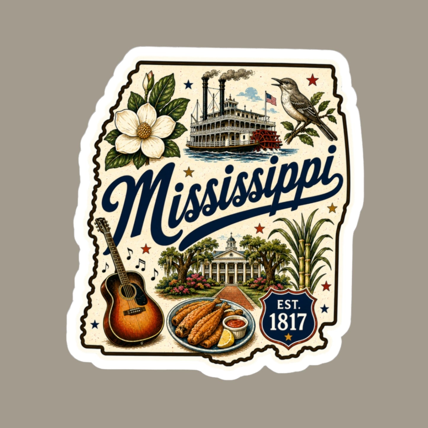 Mississippi State Sticker