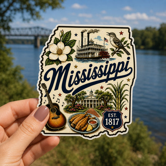 Mississippi State Sticker