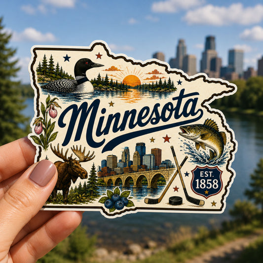 Minnesota State Sticker