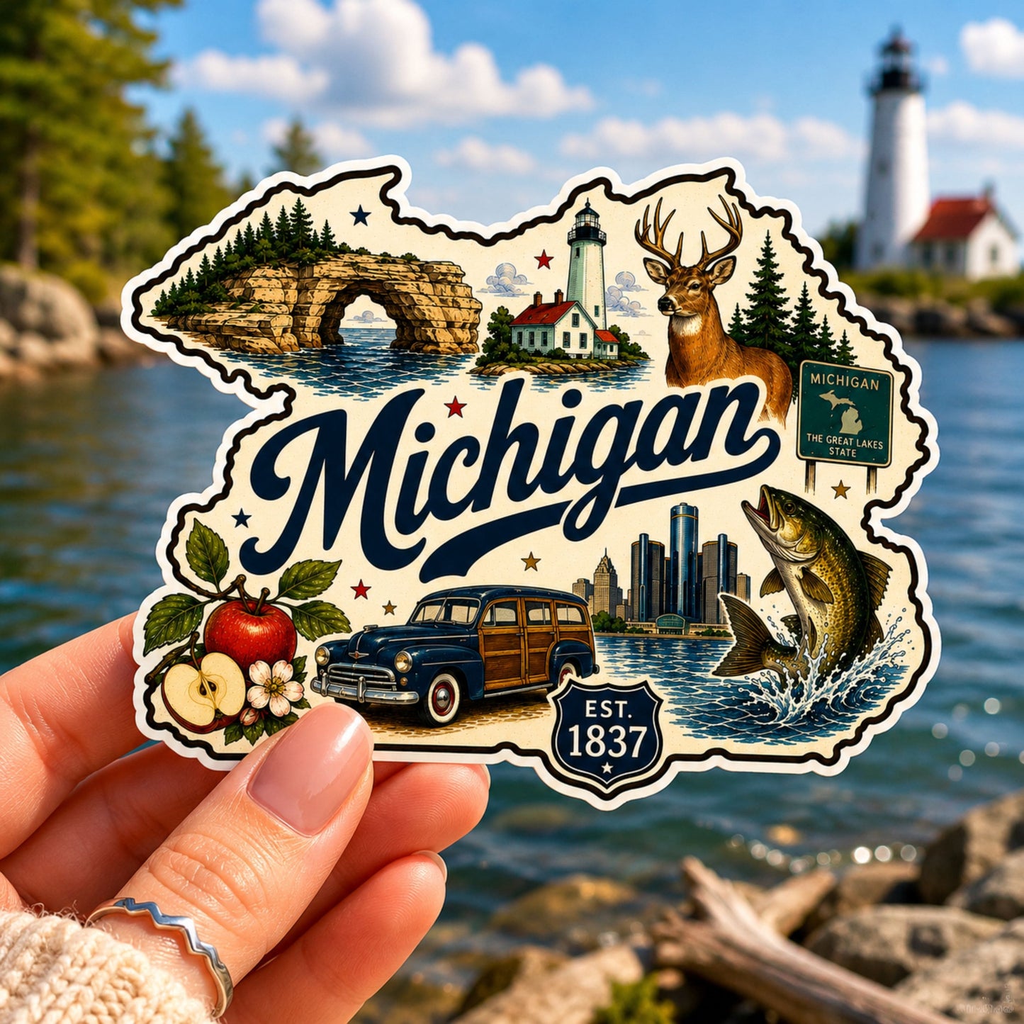 Michigan State Sticker