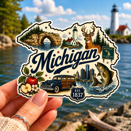 Michigan State Sticker