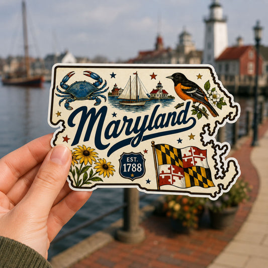 Maryland State Sticker
