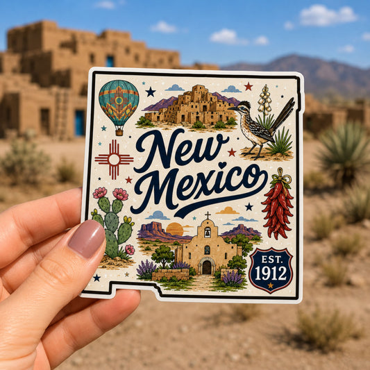 New Mexico State Sticker