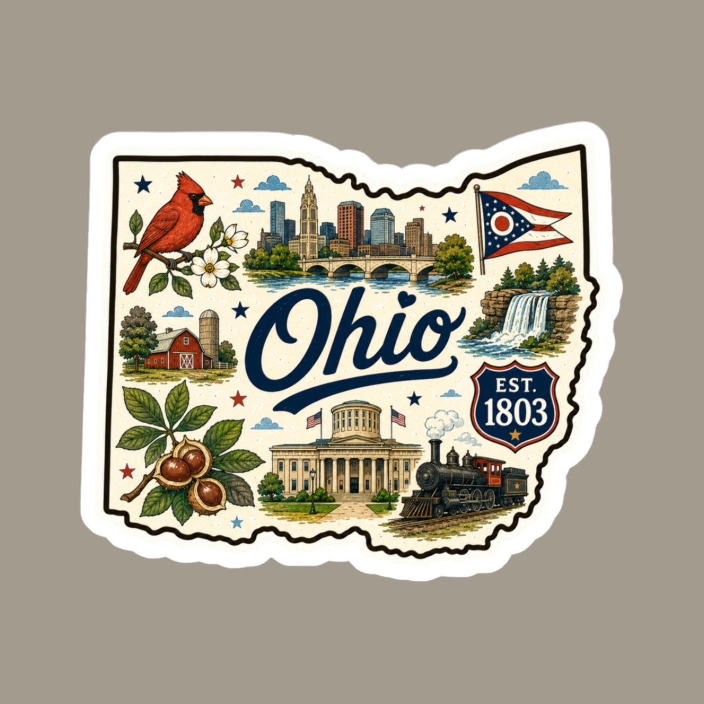 Ohio State Sticker
