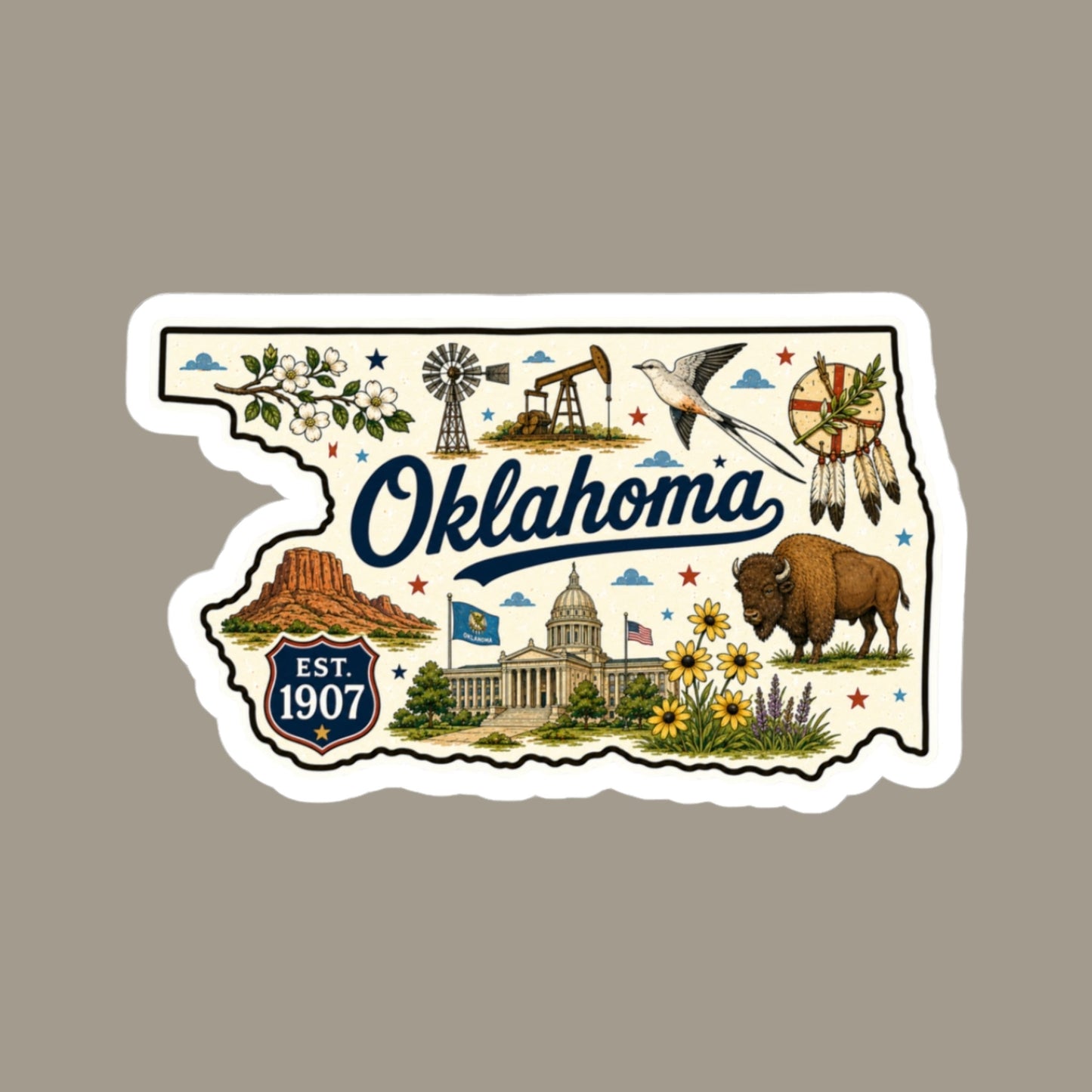 Oklahoma State Sticker