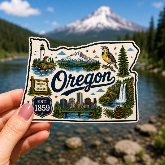 Oregon State Sticker