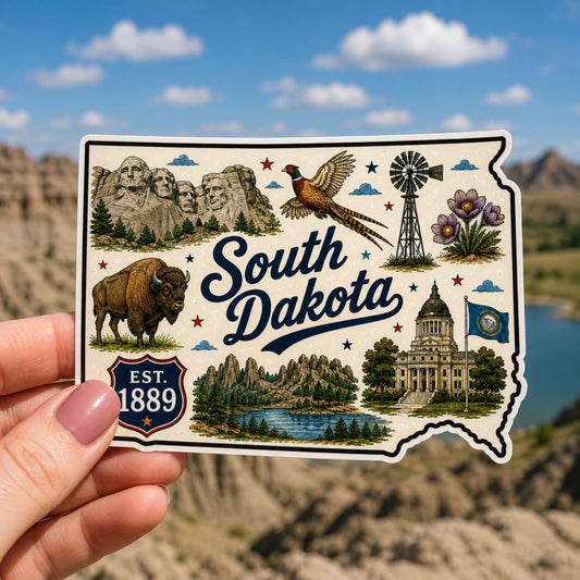 South Dakota State Sticker