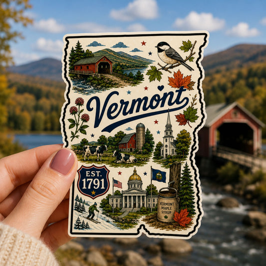 Vermont State Sticker