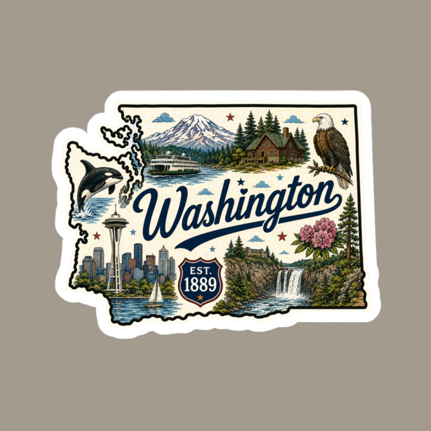 Washington State Sticker