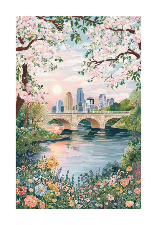 Minneapolis Travel Poster - Minneapolis Wall Art