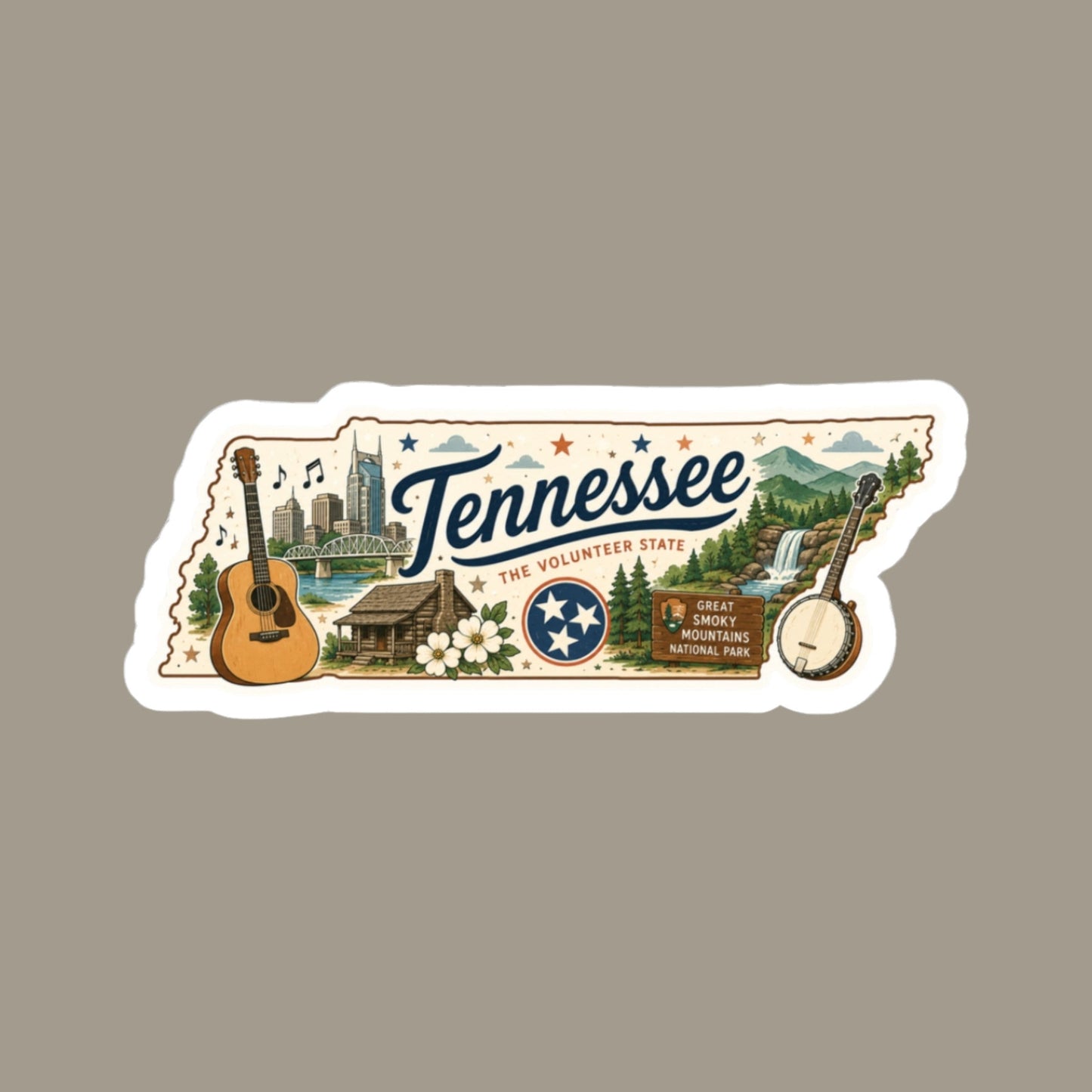 Tennessee State Sticker