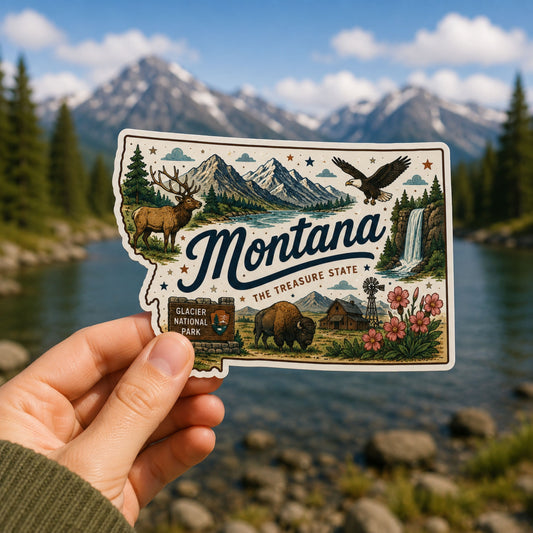 Montana State Sticker