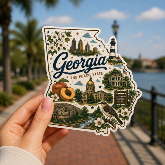 Georgia State Sticker
