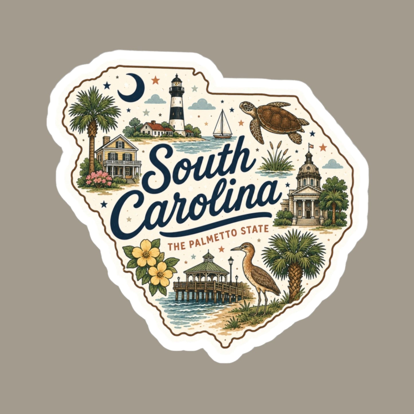 South Carolina Sticker