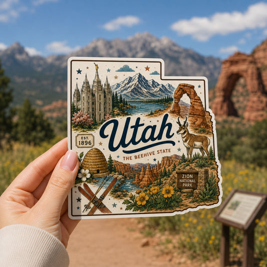 Utah State Sticker