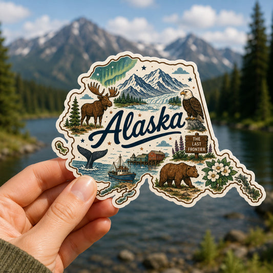 Alaska State Sticker
