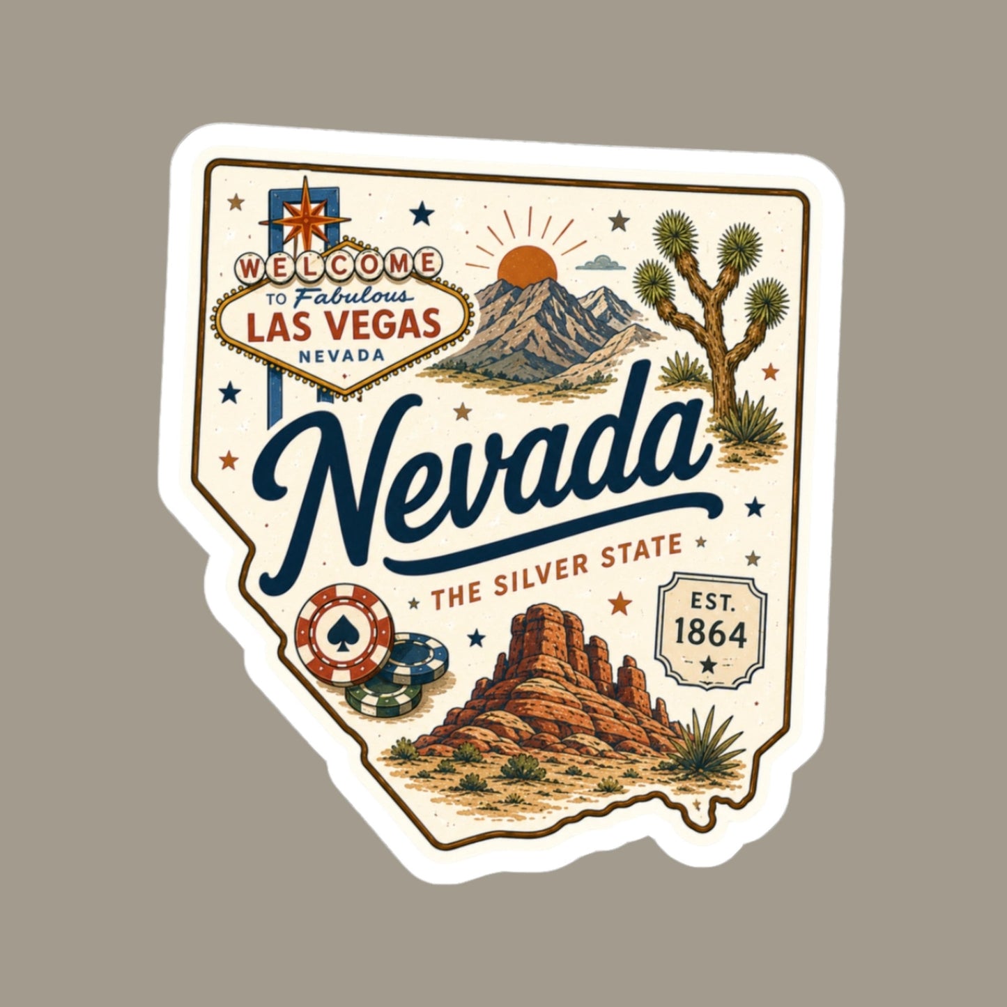 Nevada State Sticker