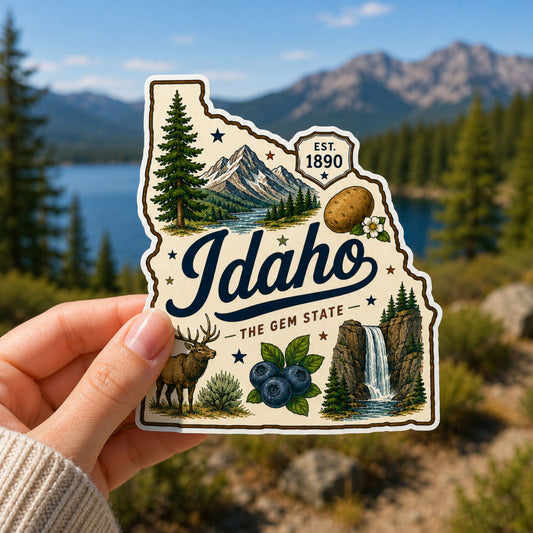 Idaho State Sticker