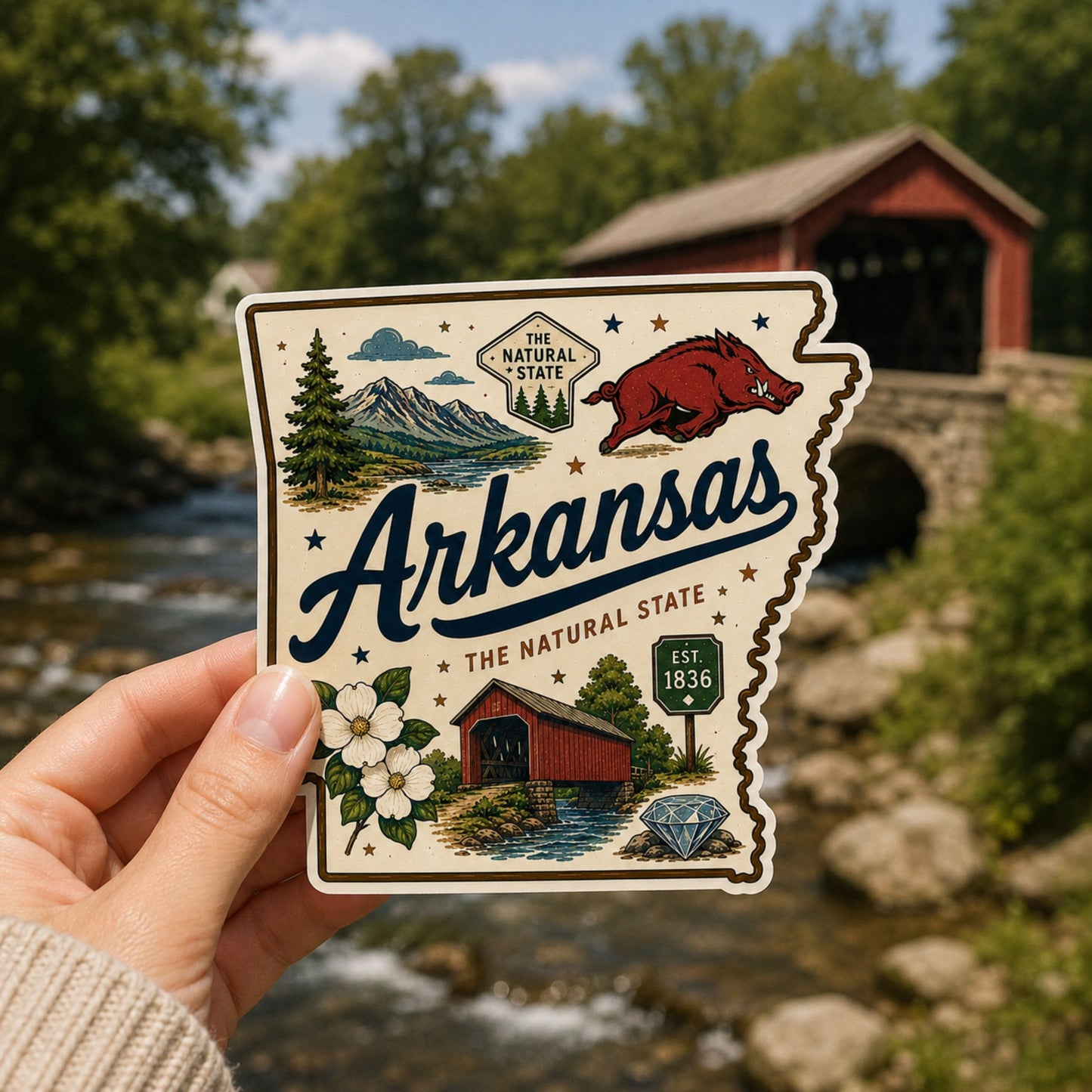 Arkansas State Sticker