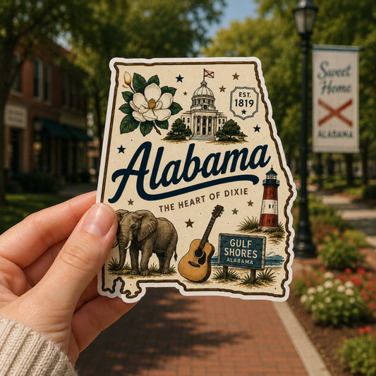 Alabama State Sticker
