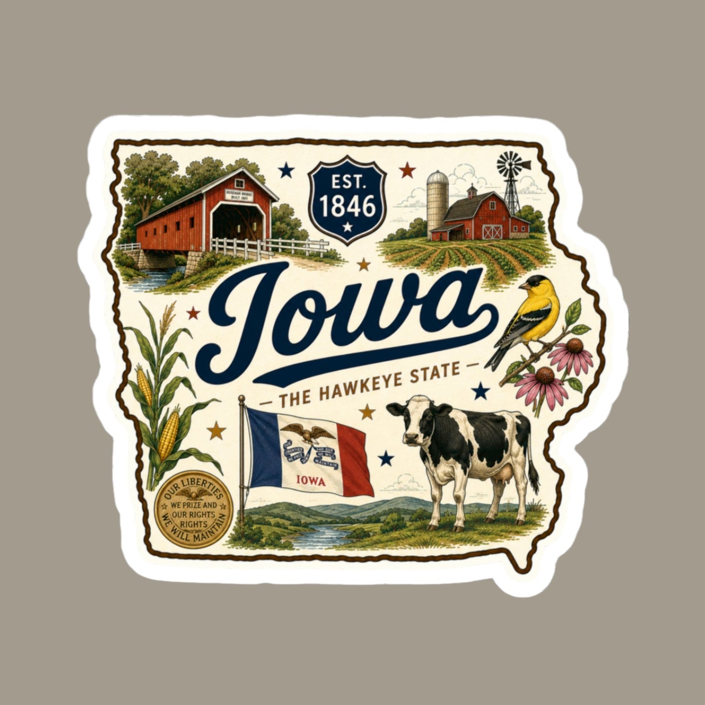 Iowa State Sticker