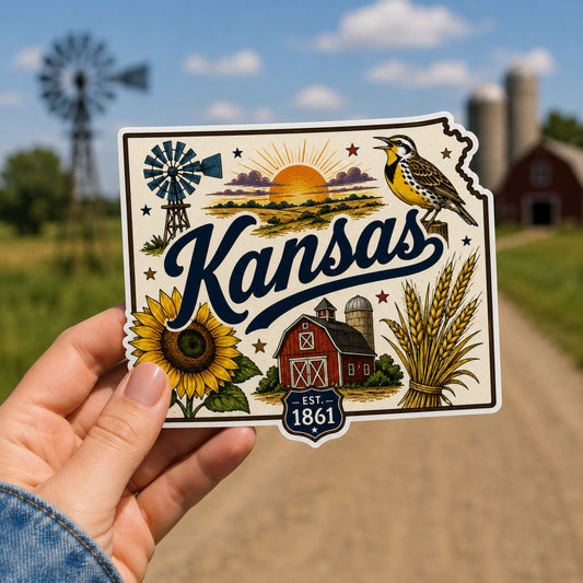 Kansas State Sticker