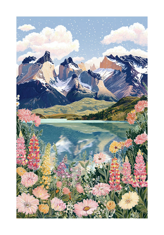 Torres del Paine National Park Poster