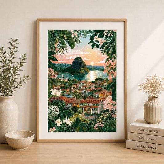 Guatapé Colombia Poster - El Peñol Wall Art