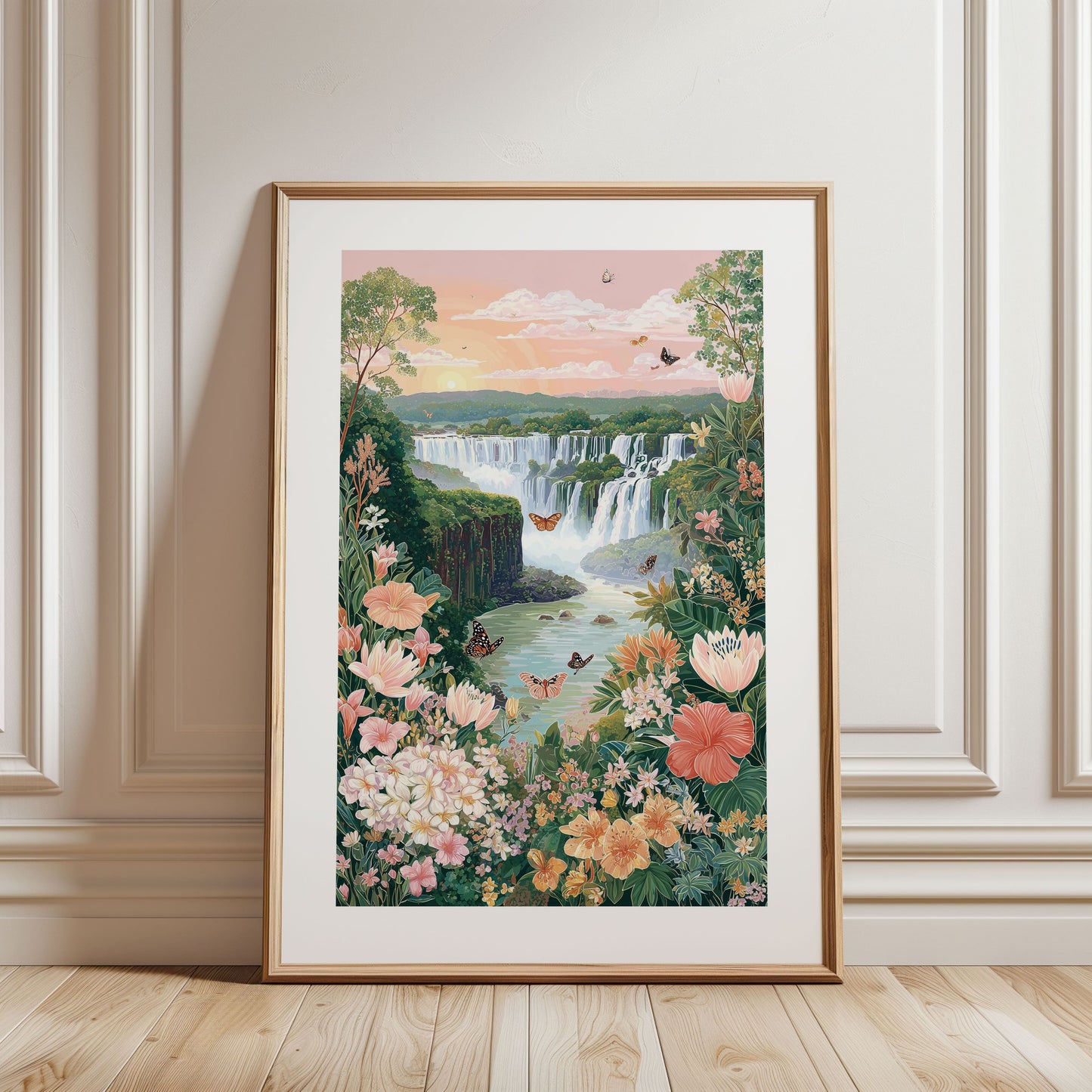 Iguazu Falls Travel Poster