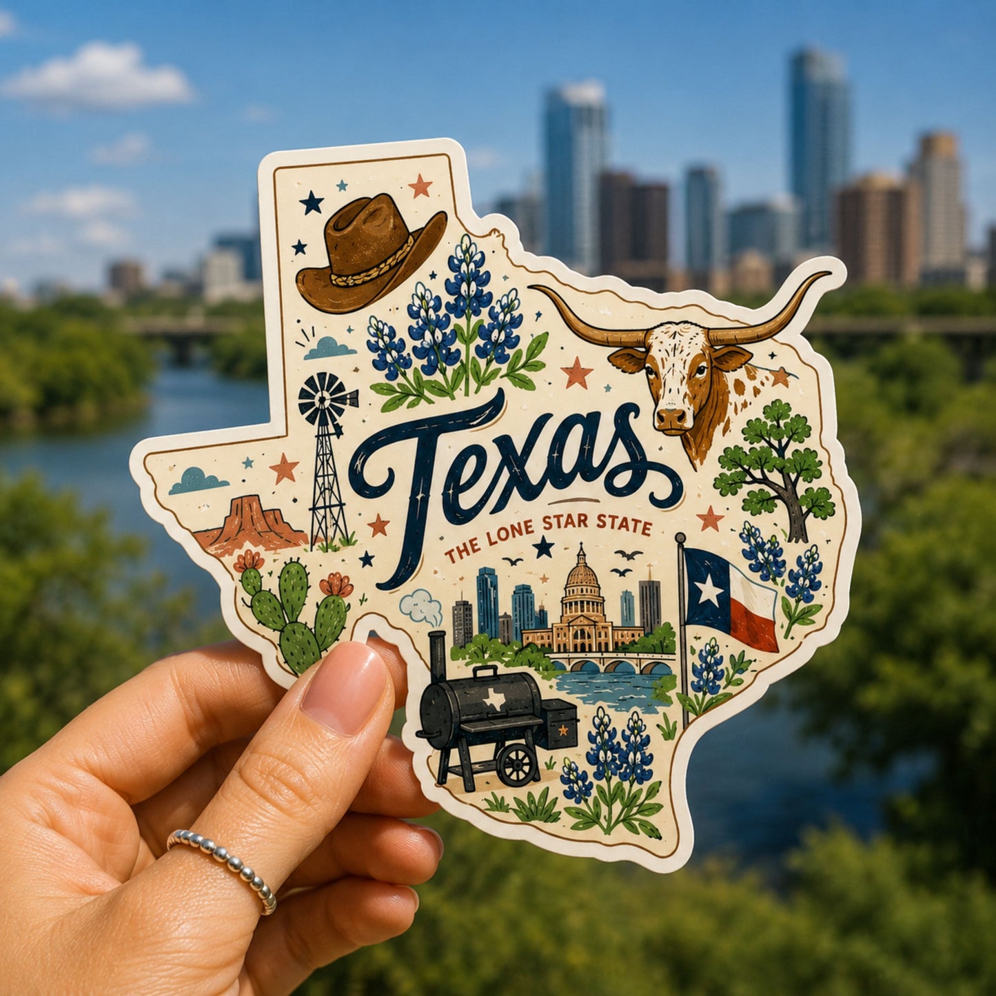Texas State Sticker